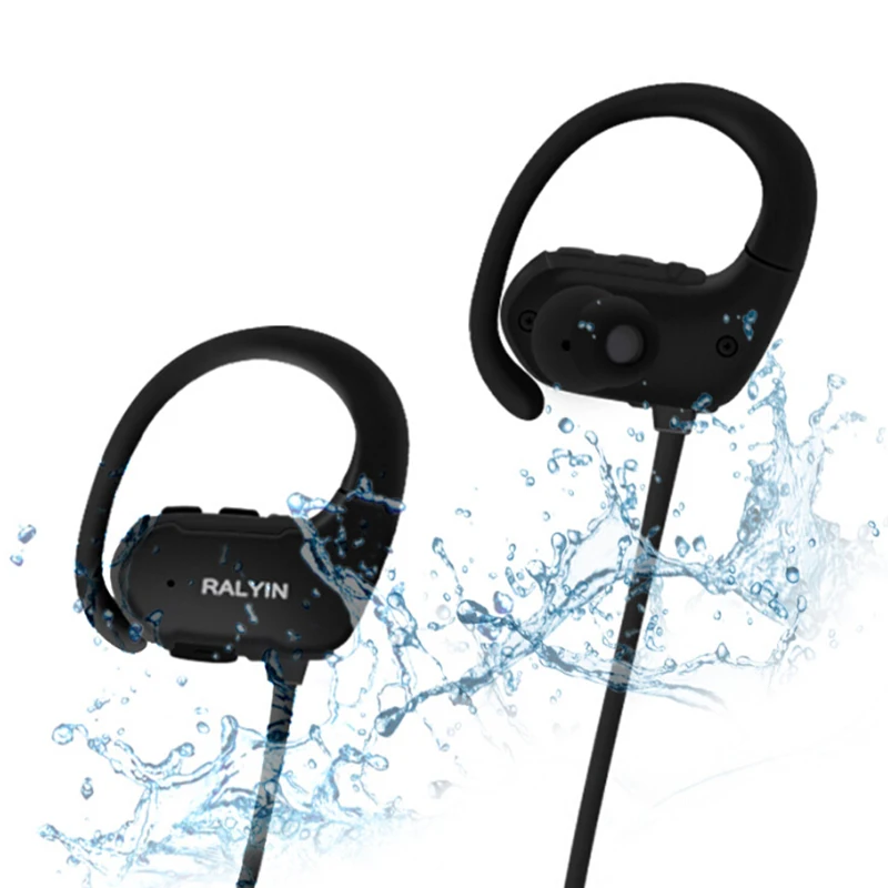 RALYIN M2 Bluetooth Sports Earphone MP3 Player Lossless Earbuds with Ear Hook and Mic Built-in 8GB Memory | Электроника