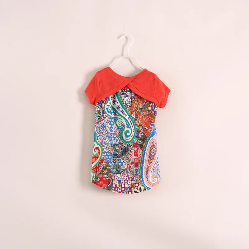 wholesale baby girls /kids dresses. cartoon cat shirt children's clothing .6pcs/lot jp11e042732 . | Детская одежда и обувь
