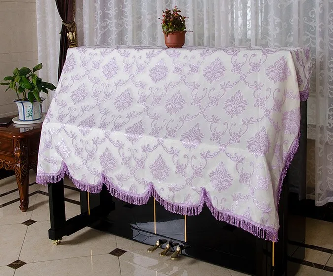 1PC Newest Piano Cover Purple Lace Dustproof High Grade KQ 019 | Дом и сад