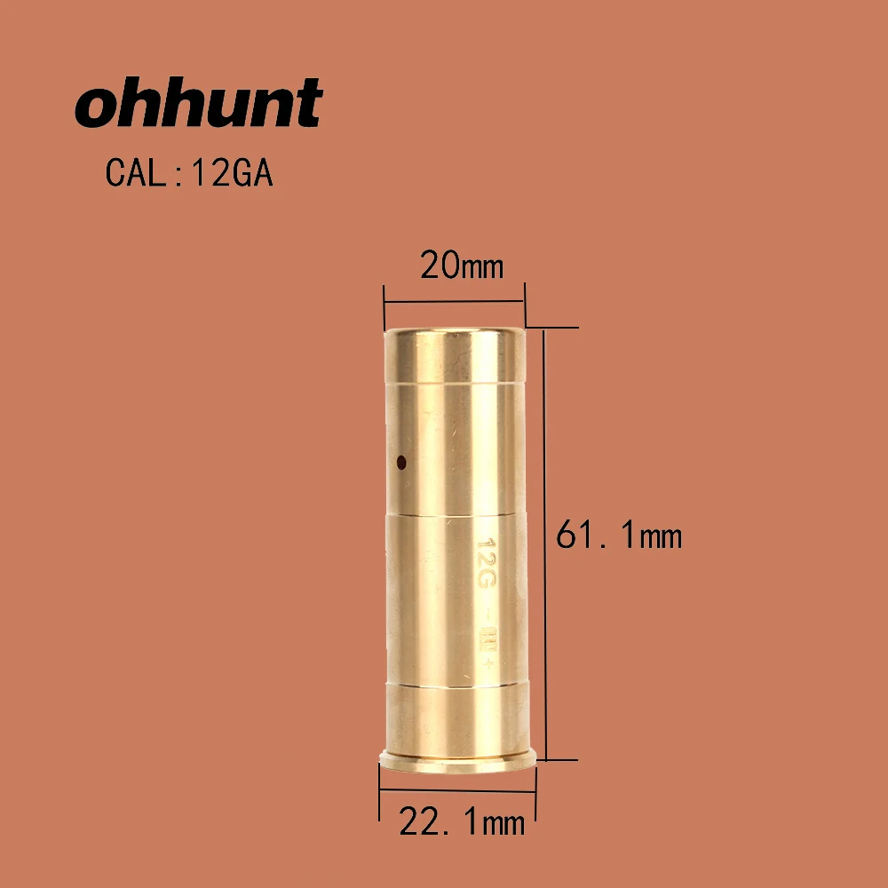 Тактический картридж ohhunt 12 GA красный лазер прицел для охотничьего пистолета|laser