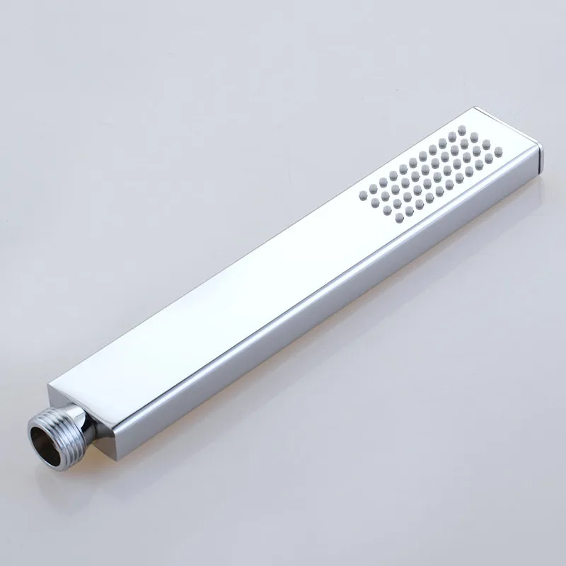 Латунная хромированная ручная Лейка для душа с шлангом 1 5 м и латунным настенным