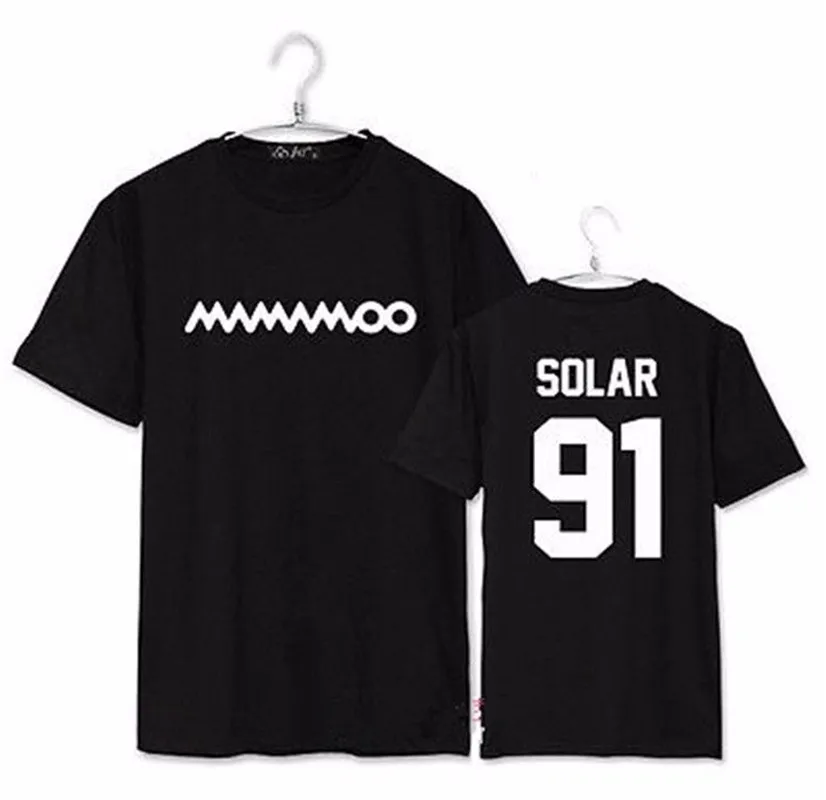 ALLKPOPER MAMAMOO футболка [Hello] унисекс Футболка Kpop WHEEIN MOONBYUL HWASA SOLAR