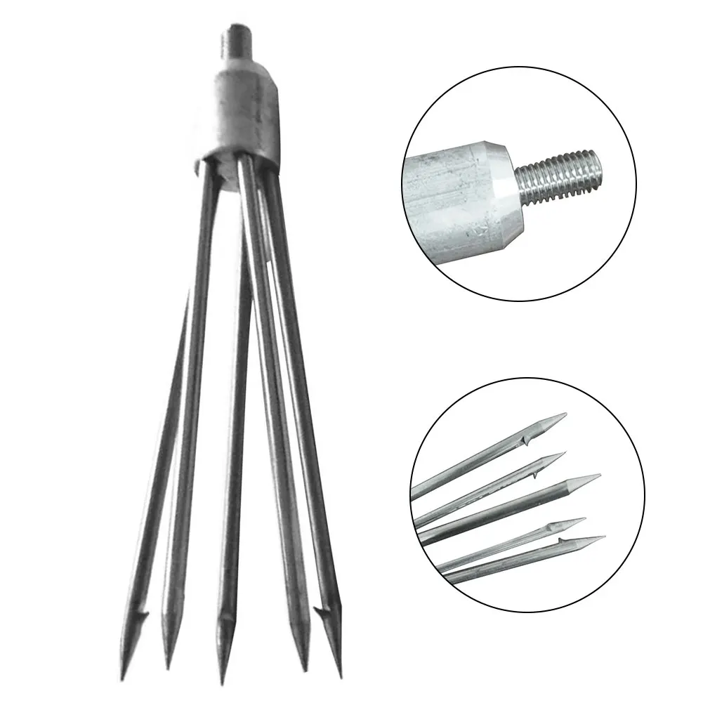 Антикоррозийная подводная вилка прочная с колючками из нержавеющей стали разъем