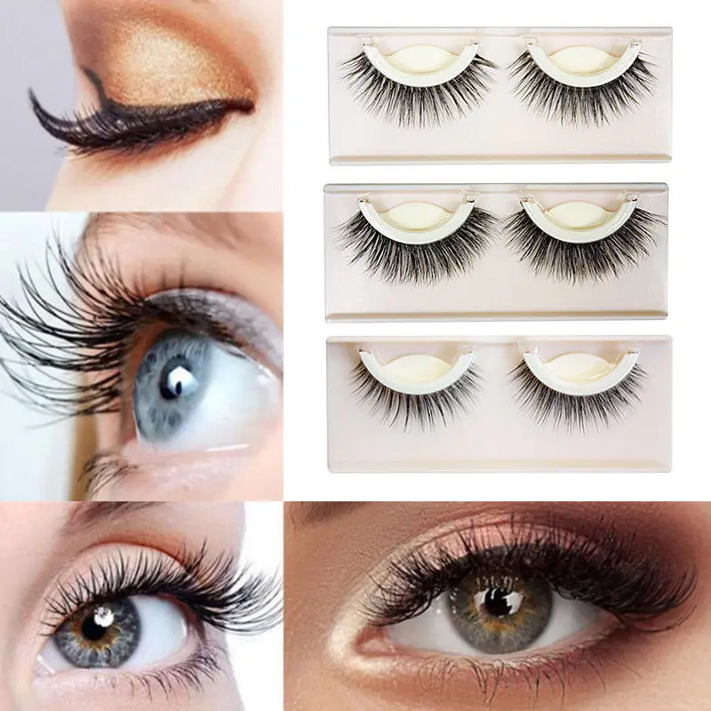 3D норковые накладные ресницы высокого качества самоклеющиеся Полный размер без