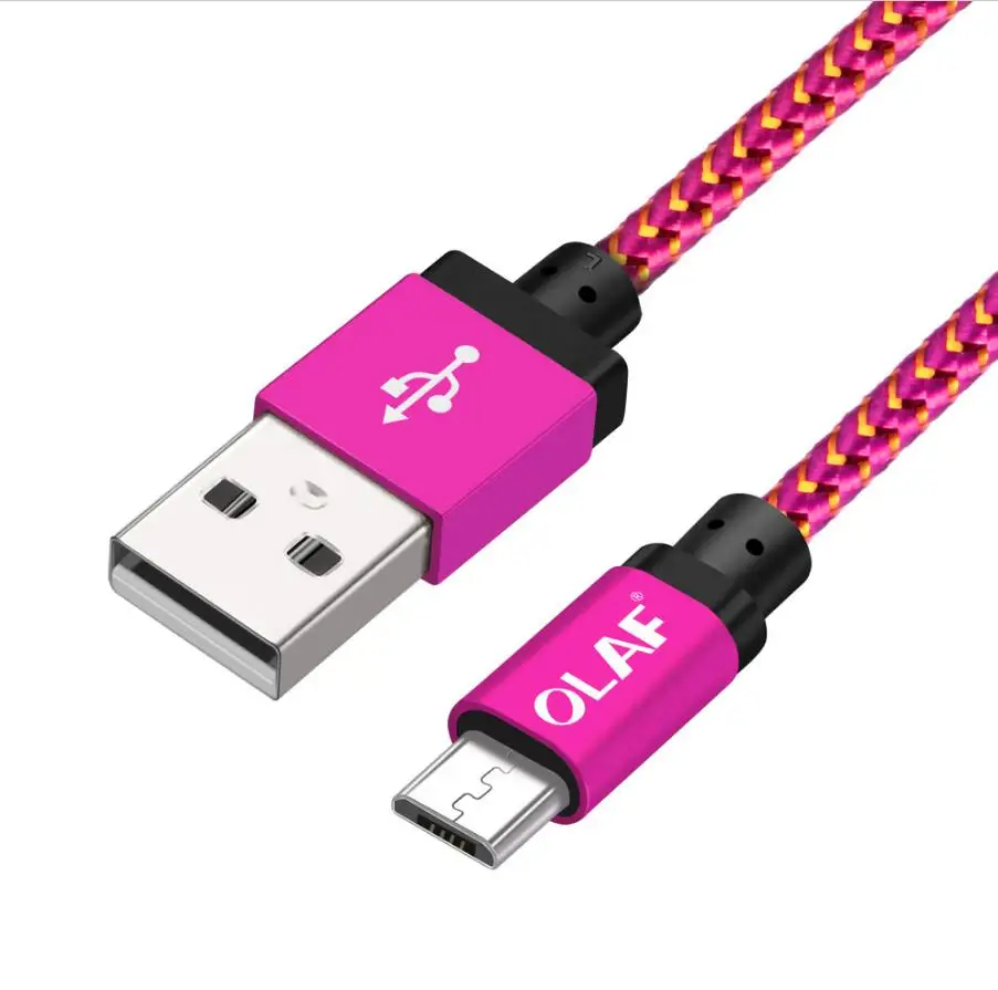 Rose red Cable Preolio портативное зарядное устройство для телефона с несколькими usb-портами для iPhone 7, 8 Plus, X, XR, настенный адаптер, USB зарядное устройство для Xiaomi, для samsung S9, S10 Plus - Plug Type: Rose red Cable