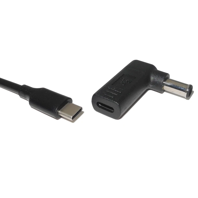 Конвертер USB Type-C адаптер питания постоянного тока для ноутбука штекер 6 5*4 4 мм