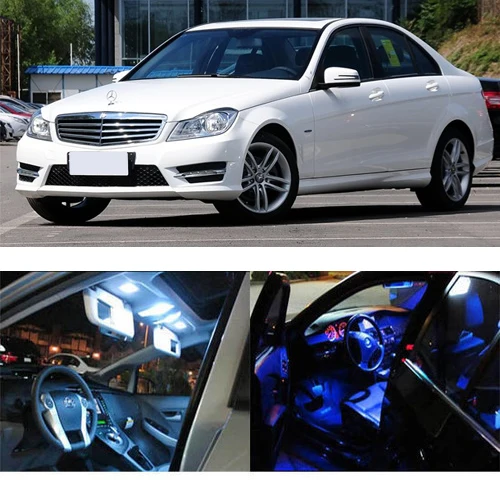 16 x светодиодный внутренний светильник посылка чтение для 2008 2013 C Class W204 C200 C350 C180 C300