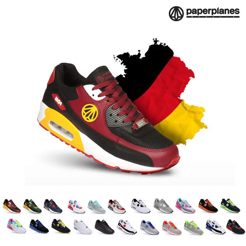 Новые Премиум Paperplanes Air Кепки Прогулки Обучение на шнуровке черная обувь кроссовки-1101