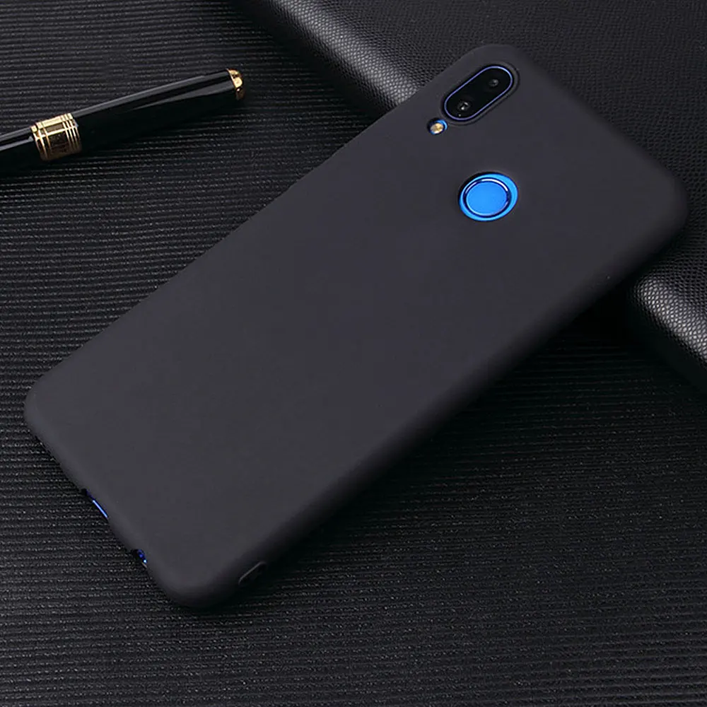 Мягкий ТПУ конфетный цвет для huawei Honor P20 lite 8x 7c 9 10 Lite прозрачная задняя крышка 20