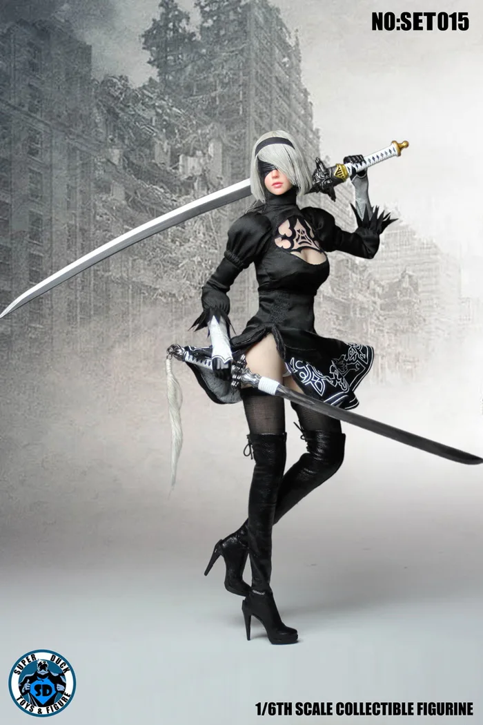 SUPERDUCK 1/6 НИР автоматов YoRHa № 2 Тип B SET015 для phicen S10D S04B | Игрушки и хобби