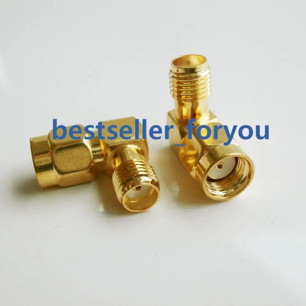 1x RF-SMA адаптер SMA female к RPSMA male Прямоугольный разъем RA RF Coax Connector | Обустройство дома