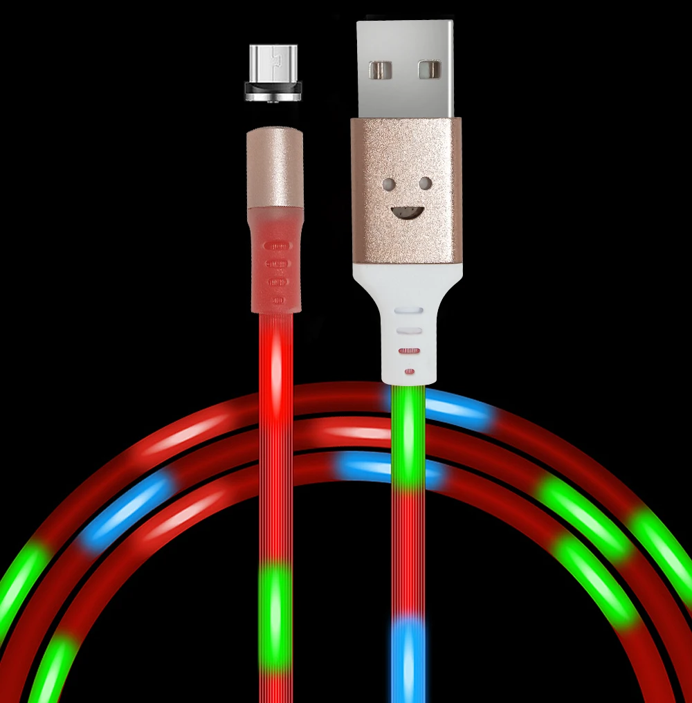 FBYEG Быстрый Магнитный СВЕТОДИОДНЫЙ модуль панели управления usb type C зарядное устройство для зарядки xiaomi магнит Android телефонный кабель Шнур