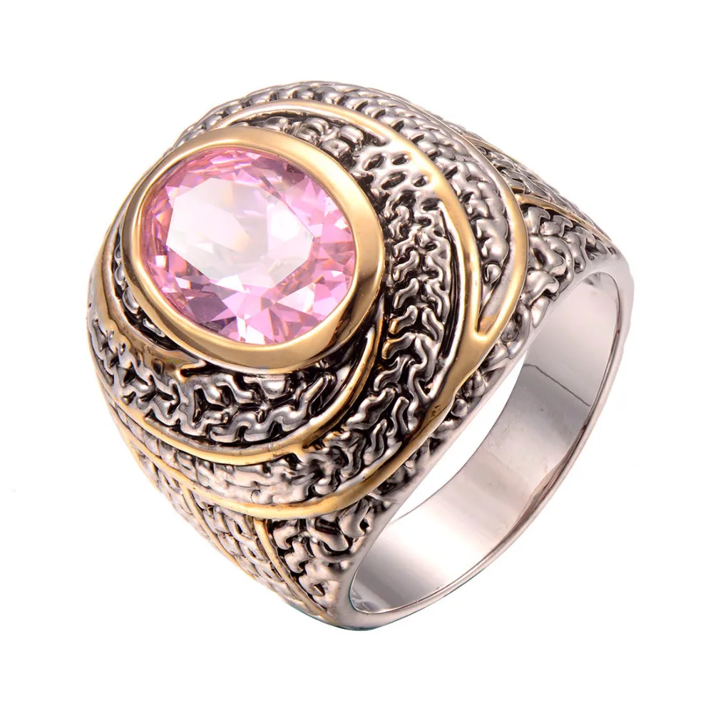 

Pink Crystal Zircon925 Sterling Silver Ring Fashion Ring Size 6 7 8 9 10 F1246
