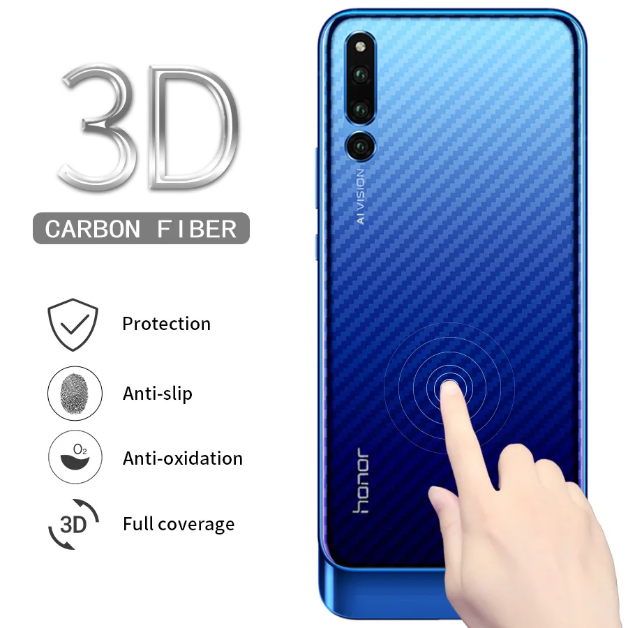 Jappinen 5 шт./лот мягкая задняя крышка Защитная пленка для экрана huawei Magic 2 Y9 2019 P Smart Y7