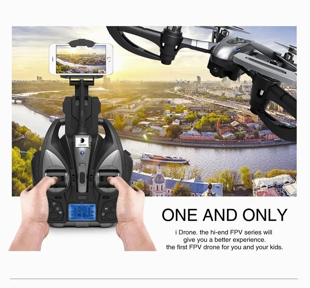 Yi Zhan YiZhan i Drone I4W Wifi FPV видео в режиме реального времени RTF 2,4G 4CH RC камера для квадрокоптера, дрона с 0.3MP HD камерой RTF