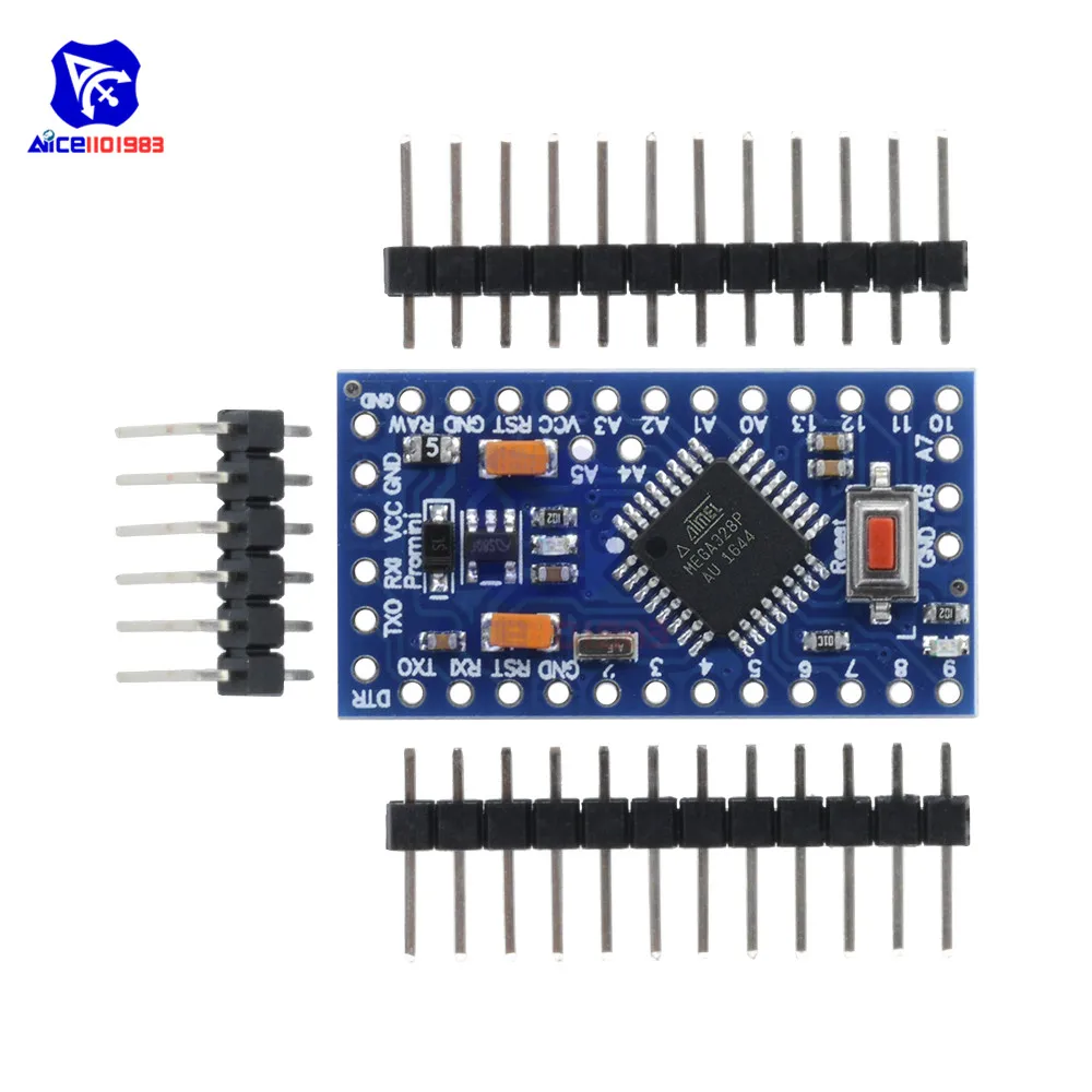 Мини модуль diymore ATMEGA328 Pro MEGA328 Mini 3 В 8 МГц замена ATMEGA128 для Arduino Nano с контактами -