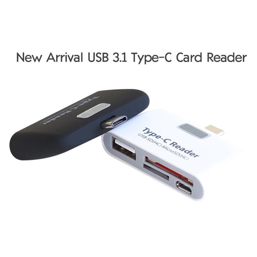 

OTG USB 3,1 Type-c, USB 3,0, OTG, TF, SD, MS