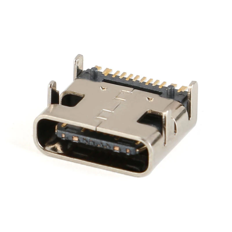 10 шт./лот 16 контактный разъем SMT Micro USB Type C 3 1 гнездо для размещения SMD DIP дизайна