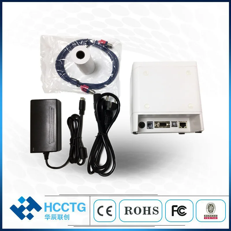 Термопринтер для ресторанов дешевый интерфейс Wi-Fi + RS232 USB 80 мм чековый принтер
