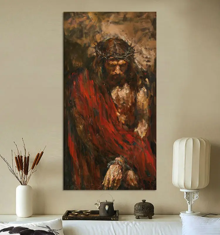 Ecce homo от Анатолия Шумкина домашний декор холст настенная художественная картина Картина HD принт Иисус Христос картина маслом на холсте Художественная печать