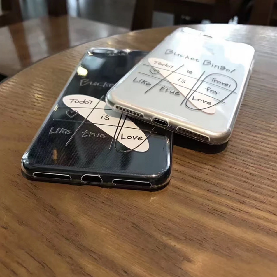 OLLIVAN Смешные Письма Ясно чехол для iPhone 7 8 плюс Прозрачный 6 6S Plus Мягкий Силиконовый