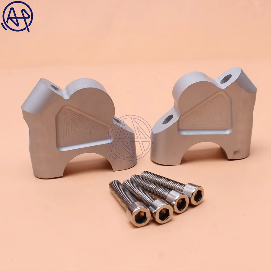 For BMW R1200GS LC 13-17 R1200 GS Adventure ADV 2014-2017 R 1200 Silver Handle Bar Clamp Raised Extend Handlebar Mount Riser | Автомобили