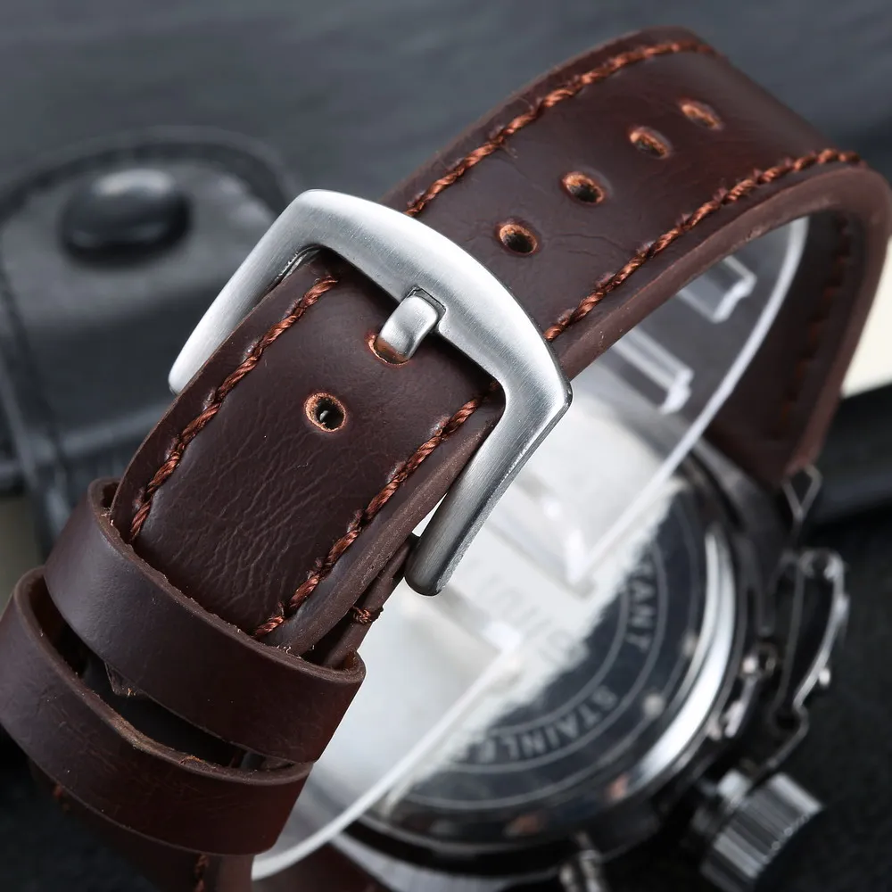 GIMTO 2019 часы мужские роскошные спортивные и фирменные погружения 30 м светодиодный