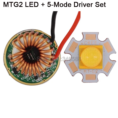 LED 5 Mode Driver Cree CXA MT-G2 MTG2 EasyWhite 18 в 18,5 Вт теплый белый светодиодный светильник высокой мощности 20 мм медная печатная плата с 26 мм 1-Mode 5-Mode Driver - Испускаемый цвет: LED 5 Mode Driver