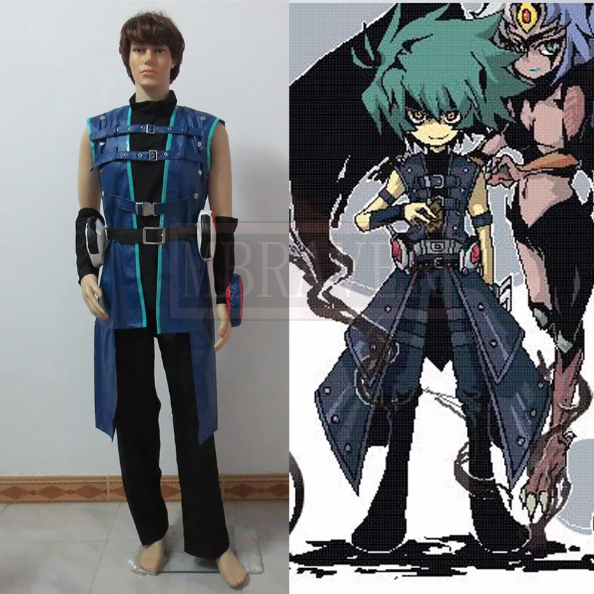 Ю Ги о! Костюм для косплея Yu Gi Oh GX John Yubel|costume watch|costume wigs for kidscosplay costume sexy |