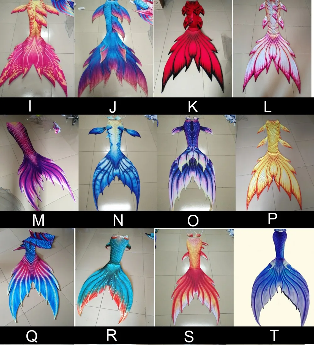 Новая Мода Custome взрослые девочки дети женщины хвост русалки с моновинкой для