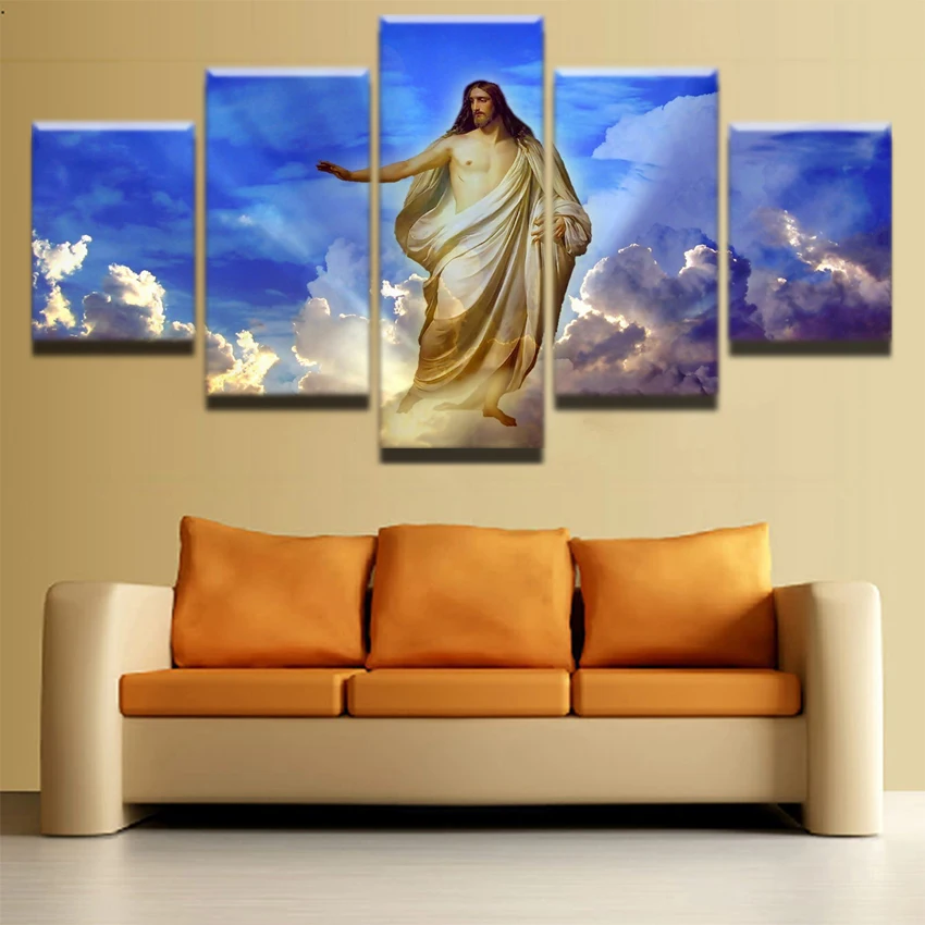 5 шт. декоративные абстрактные картины с изображением Иисуса Христа|prints pictures|abstract