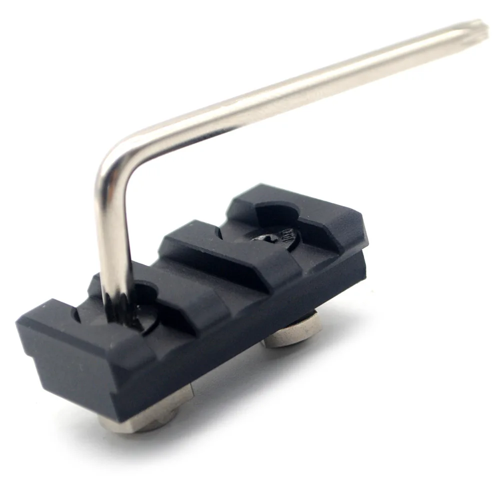 Рельсовые секции Aplus 3/5/7/9/11/13 для Keymod / M lok Handguard Picatinny/Weaver Mount Adapter_Black