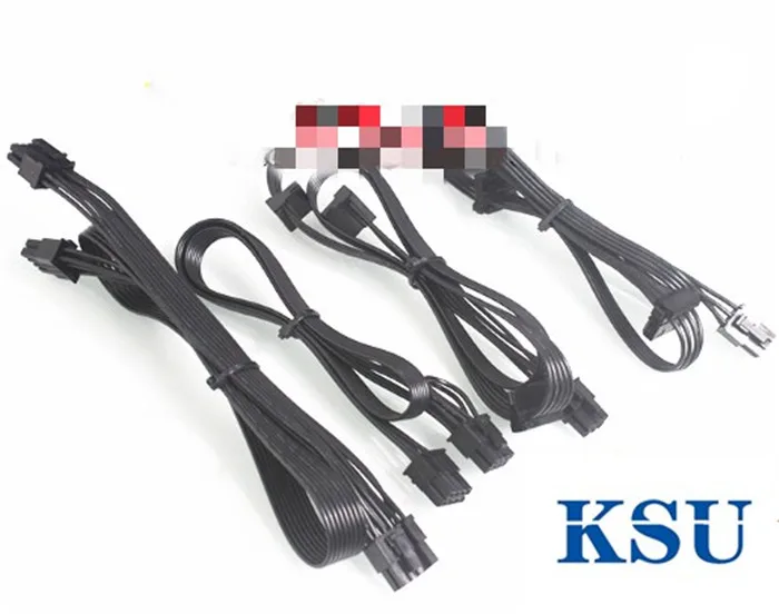 PCI-E Dual 8pin (6 + 2)/pcie 6 2pin/SATA 15pin/IDE 4pin модульный источник питания кабель для Great Wall GW-800SE