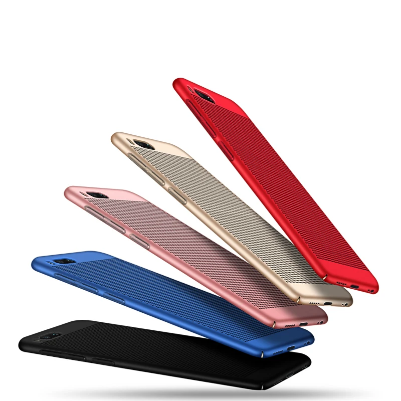 Cases For Xiaomi Mi A1 Case 5X M Heat Dissipation PC Hard Cover Phone Protect Shell MiA1 Back Funda Capa |