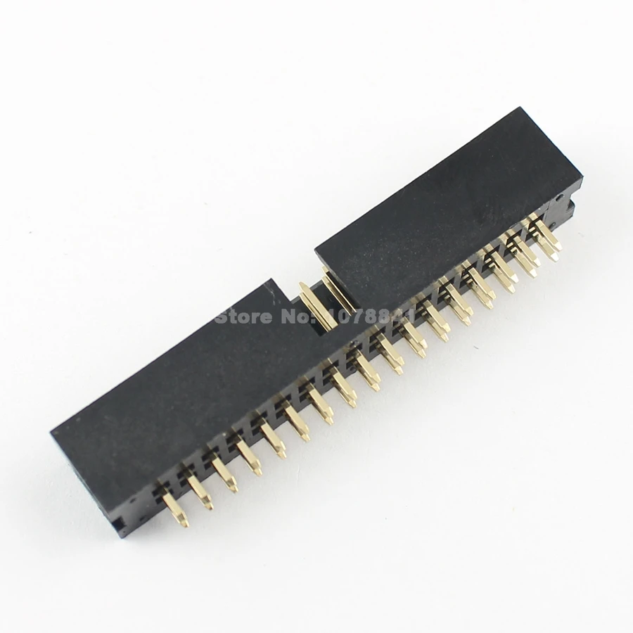 10 шт. 2 54 мм 2x17 Pin-код 34 Pin прямой мужской окутанный PCB Заголовка коробки разъем IDC |
