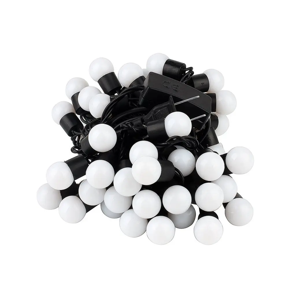 Новогодняя RGB Гирлянда с шариками 10 м 100 светодиодов светильник гирлянда вечерние