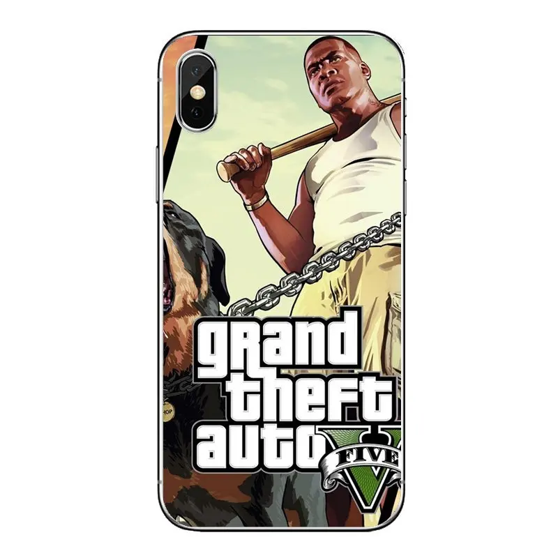 Для samsung Galaxy Note 8 9 S9 S10 A8 A9 Star Lite Plus A6S A9S gta grand theft auto 5 Freddy прозрачный мягкий чехол