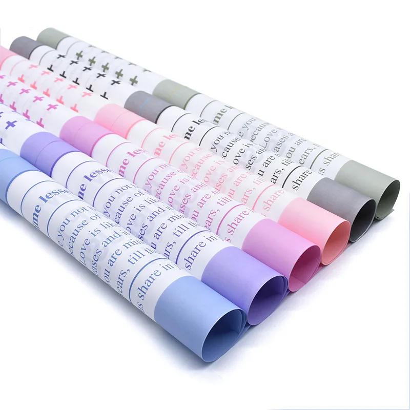 20 листов/упаковка Рулон упаковочной бумаги винтажная газета цветок любовь искусство крафт для Рождественской вечеринки творческий материал.