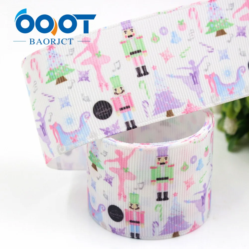 OOOT BAORJCT G-18716-620 38 мм 10 ярдов Мультяшные ленты термотрансферные с принтом grosgrain