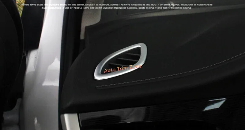 2 шт. ABS Матовая Внутренняя Передняя верхняя вентиляционная Крышка Накладка для