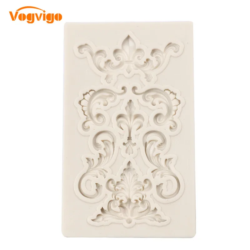 VOGVIGO Европейский резные границы печь Fondant (сахарная) пресс форма для торта