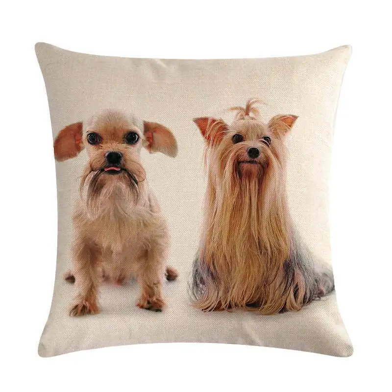 13 45 см* 45 см собака SHIH-TZU постельное белье/подушка из хлопка с эффектом памяти Чехол Диван-Подушка Чехол подушки сиденья автомобиля декоративные подушки - Цвет: 13