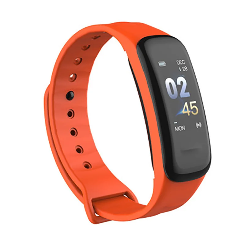 

C1S Smart Bracelet Color Screen Blood Pressure IP67 Waterproof Fitness Tracker Heart Rate Monitor Smart Band for Android IOS