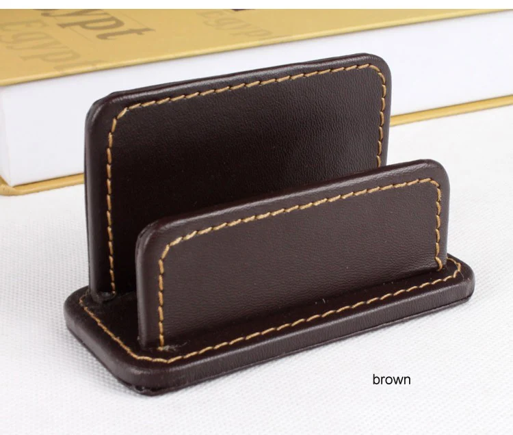 Горизонтальный Повседневный чехол для визиток заметок органайзер офисный стол