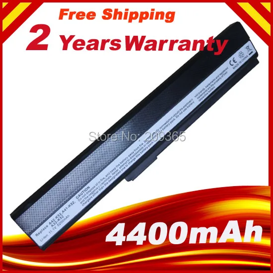 6 ячеек Аккумулятор для ноутбука ASUS K52J K52JB K52JC K52JE K52JK K52JR K52N K52EQ K52JT K52JU K62F K62J K62JR