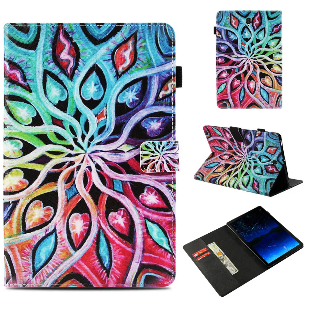 Wallet Cover Case For Samsung Galaxy Tab S4 10.5&quot T830 T835 SM-T830 Stand Smart 10.5 inch Owl Butterfly Eiffel Tower | Компьютеры и