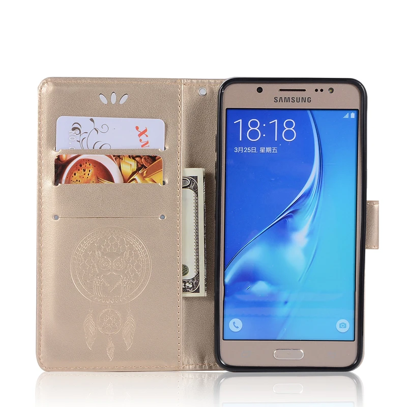 For Samsung Galaxy J710 On8 J7 2016 J76 Flip Wallet Case SM J710F J710FN J710M J710H Leather Cover J7108 J710F/DS Card Slot Bag | Мобильные