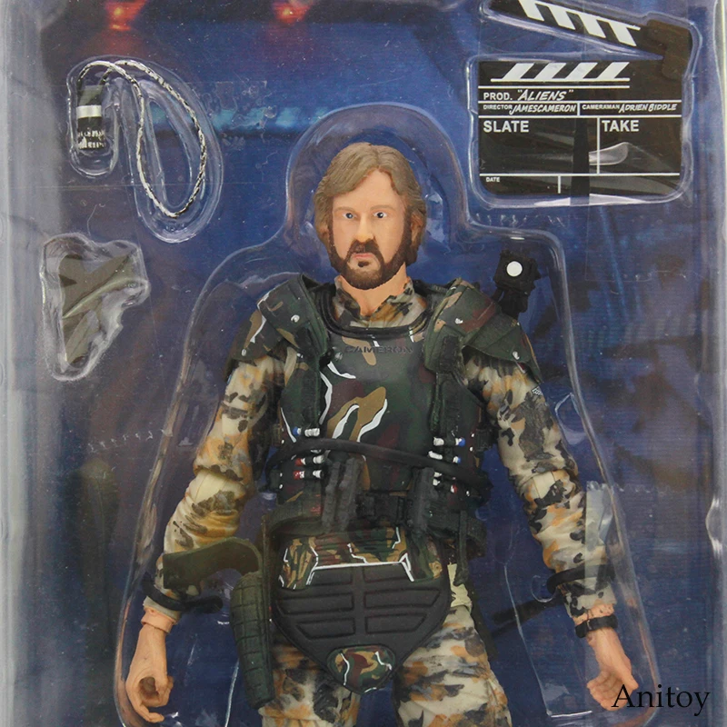 Инопланетянин NECA, капитан Кэмерон, ПВХ фигурка, Коллекционная модель игрушки 17 см