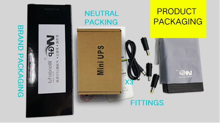 3 в 1 power bank Мини ups 12 В dc Источник бесперебойного питания ups резервная батарея для маршрутизатора и камеры