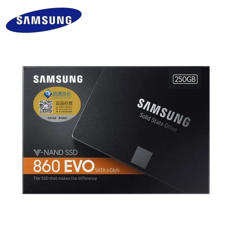 SAMSUNG SSD 860 EVO 250 ГБ 500 Внутренний твердотельный жесткий диск HDD жесткий диск SATA3 2,5 дюймов ноутбука, настольного компьютера, ПК, TLC disco duro 1 ТБ